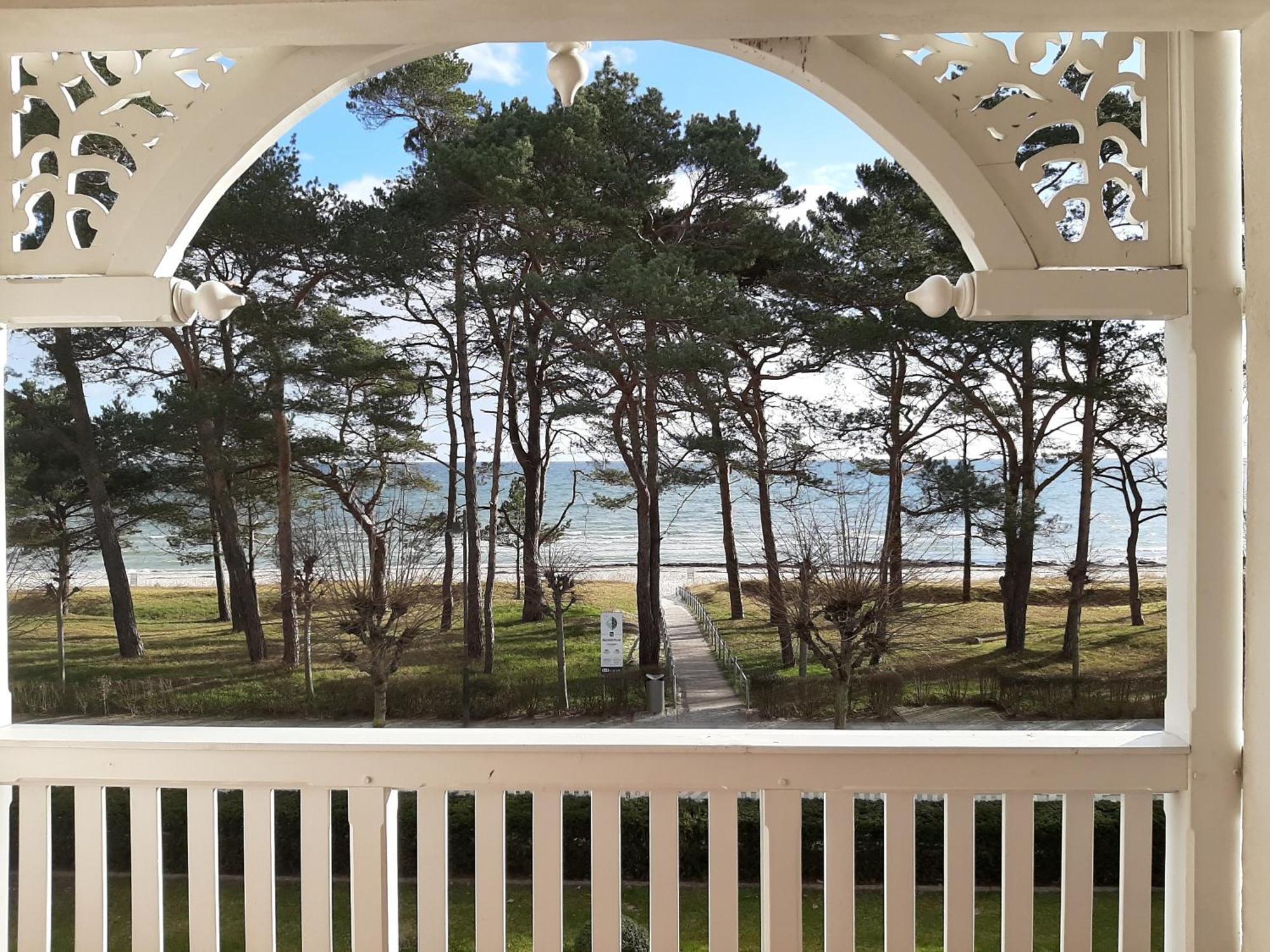 Ferienwohnung Ostseeblick In Der Villa Seeadler Binz Exteriör bild